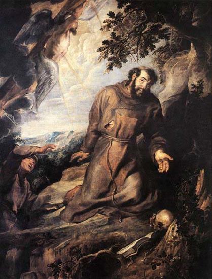 Peter Paul Rubens St Francis of Assisi Receiving the Stigmata Sweden oil painting art
